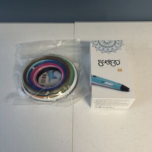 Scrib 3D-3D Pen With Filament Packs-Charger Bundled